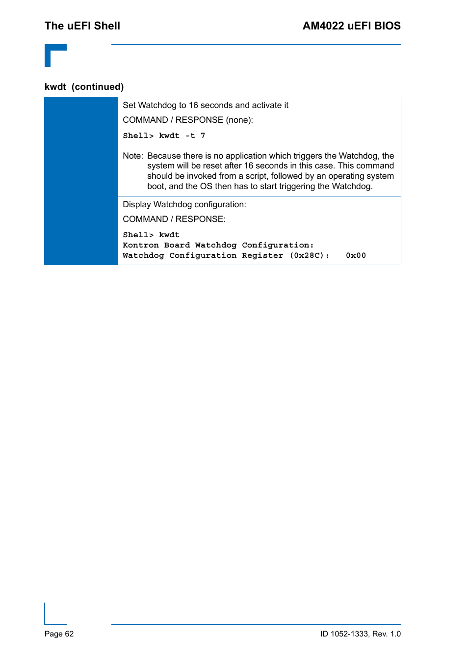 The uefi shell am4022 uefi bios | Kontron AM4022 uEFI BIOS User Manual | Page 68 / 76