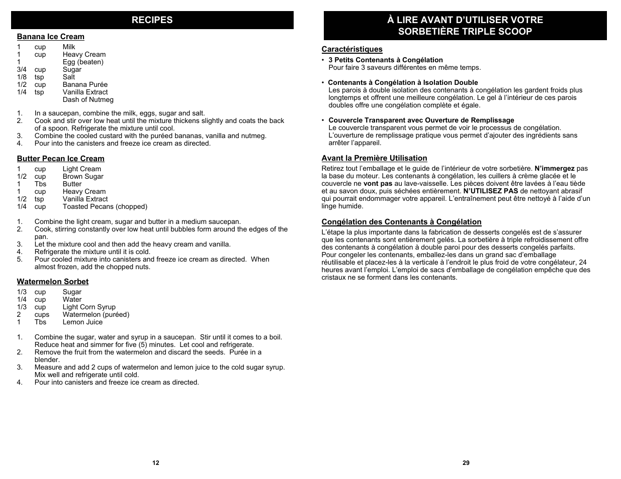 Recipes | Bravetti KP300H User Manual | Page 14 / 22