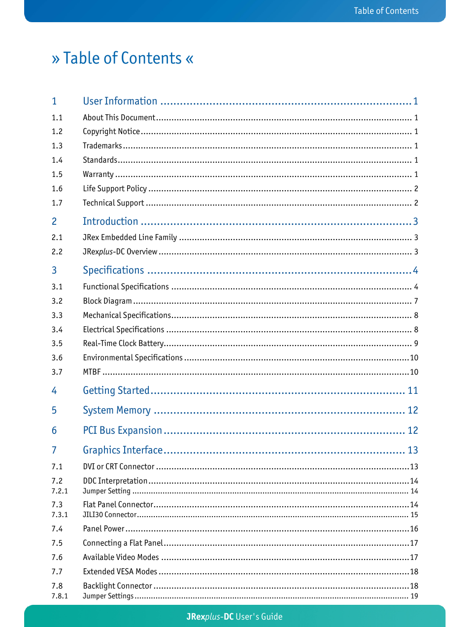 Kontron JRexplus-DC User Manual | Page 2 / 77