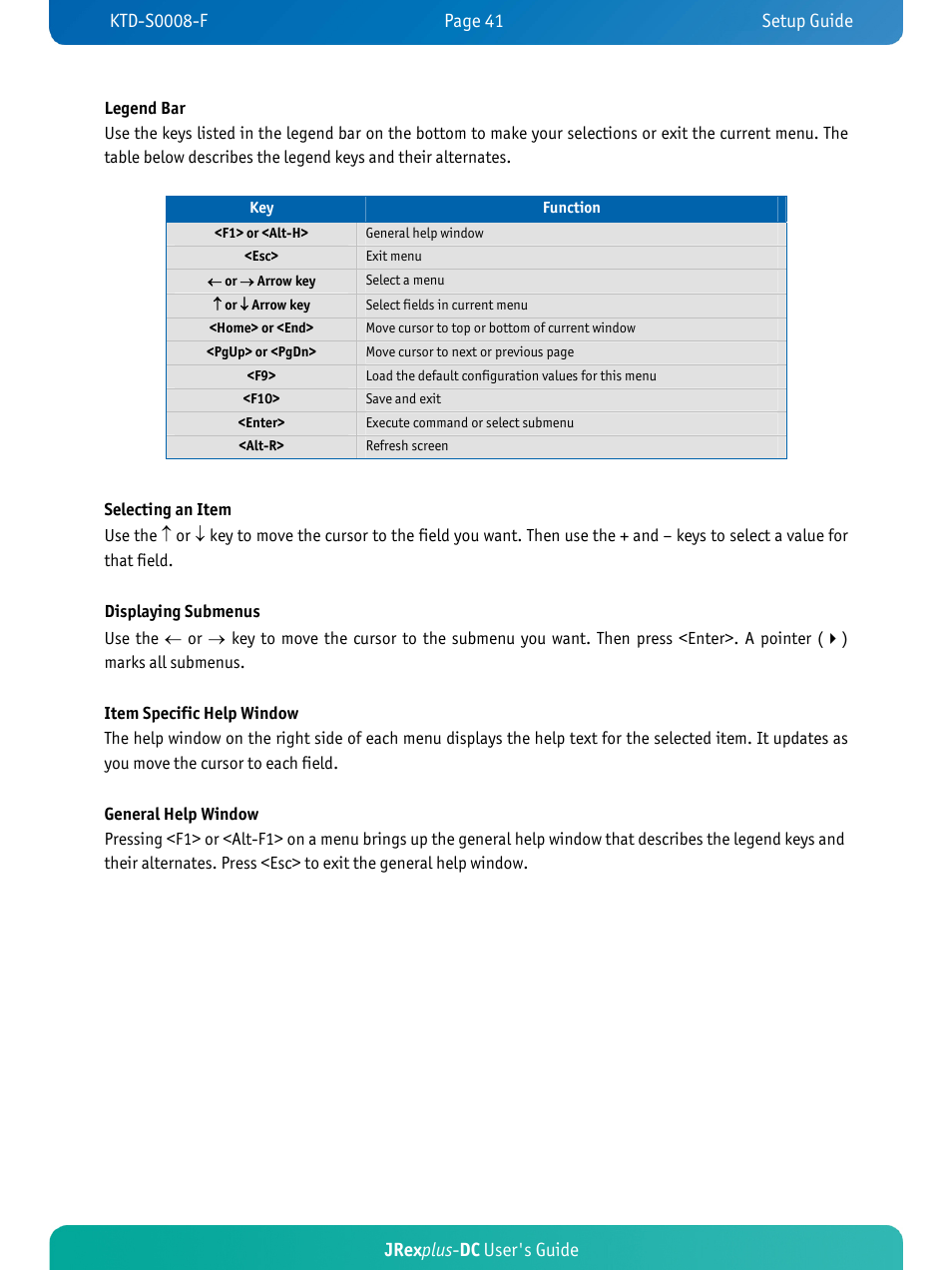 Jrex plus - dc user's guide | Kontron JRexplus-DC User Manual | Page 46 / 77