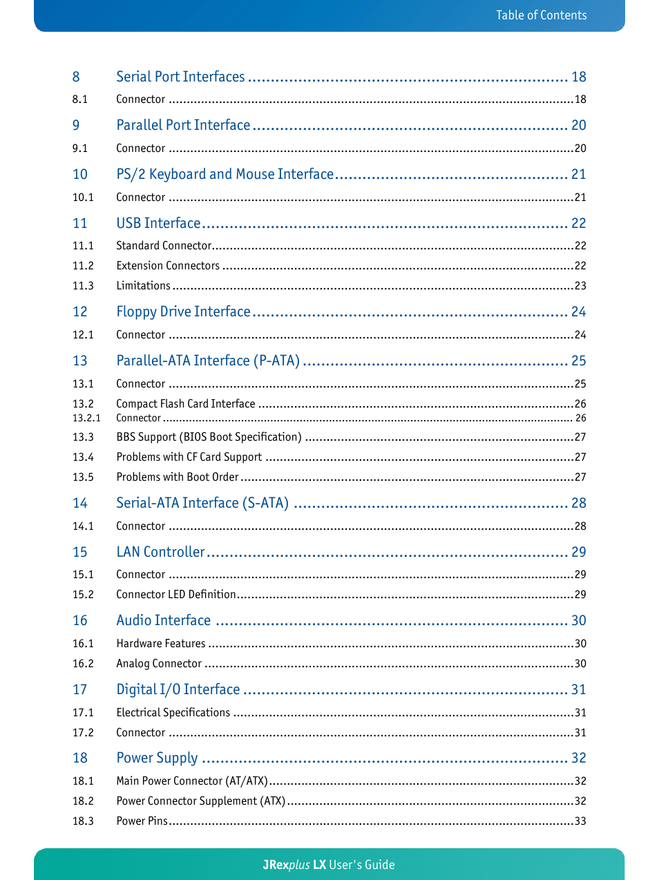 Kontron JRexplus-LX User Manual | Page 3 / 60