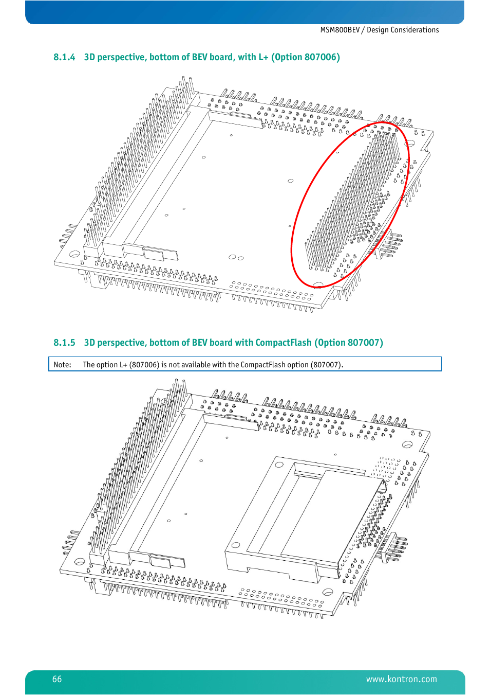 Kontron MSM800BEV User Manual | Page 68 / 101