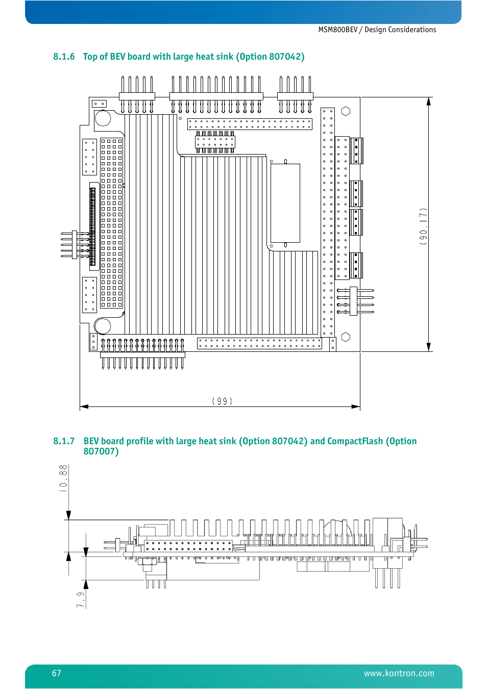 Kontron MSM800BEV User Manual | Page 69 / 101