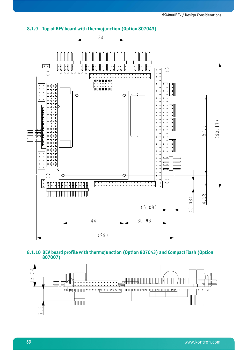 Kontron MSM800BEV User Manual | Page 71 / 101