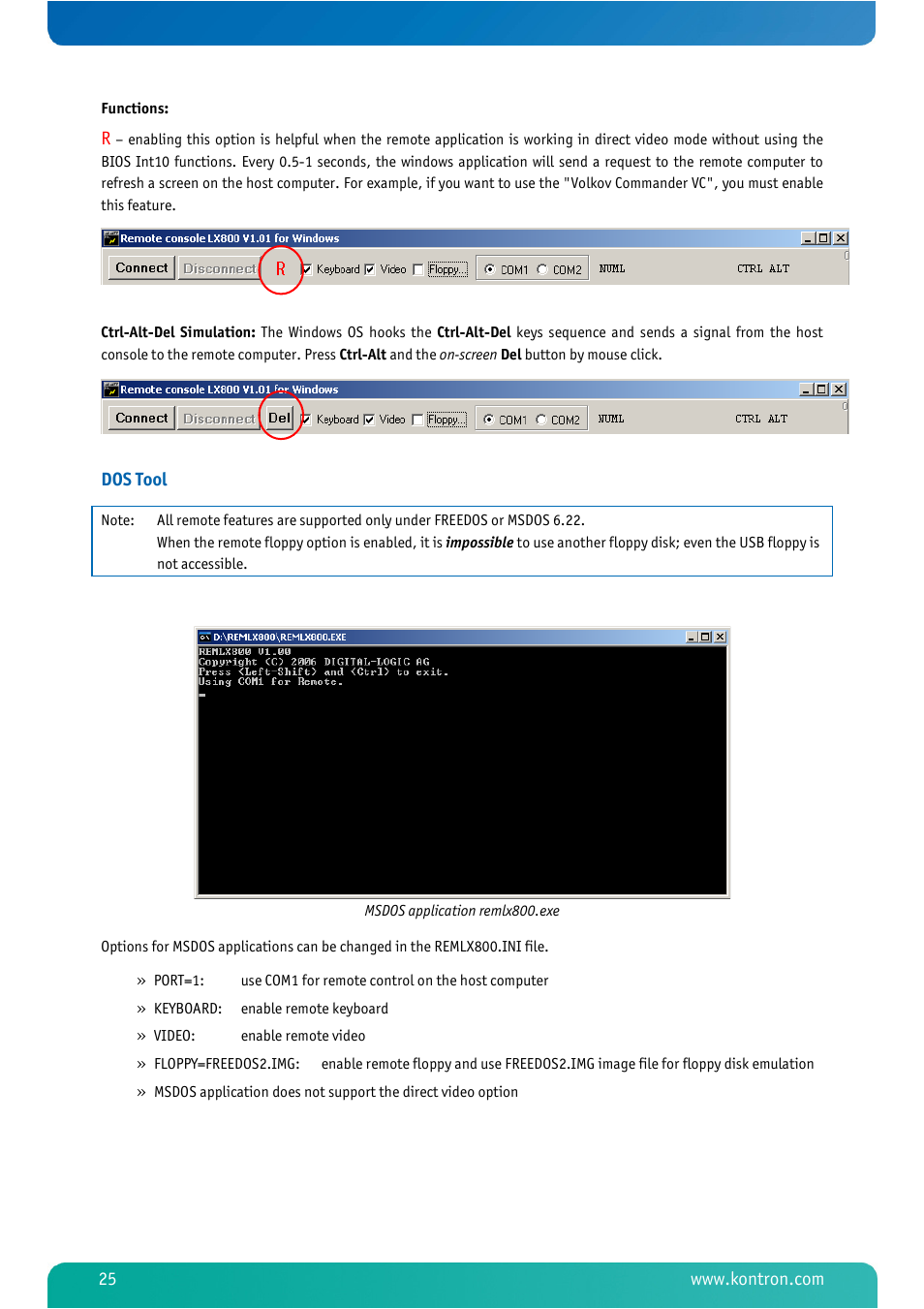 Kontron MSM800BEV V101 BIOS User Manual | Page 27 / 58