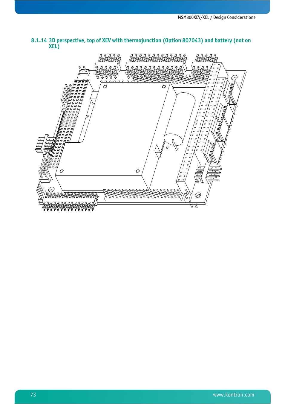 Kontron MSM800XEL User Manual | Page 75 / 105