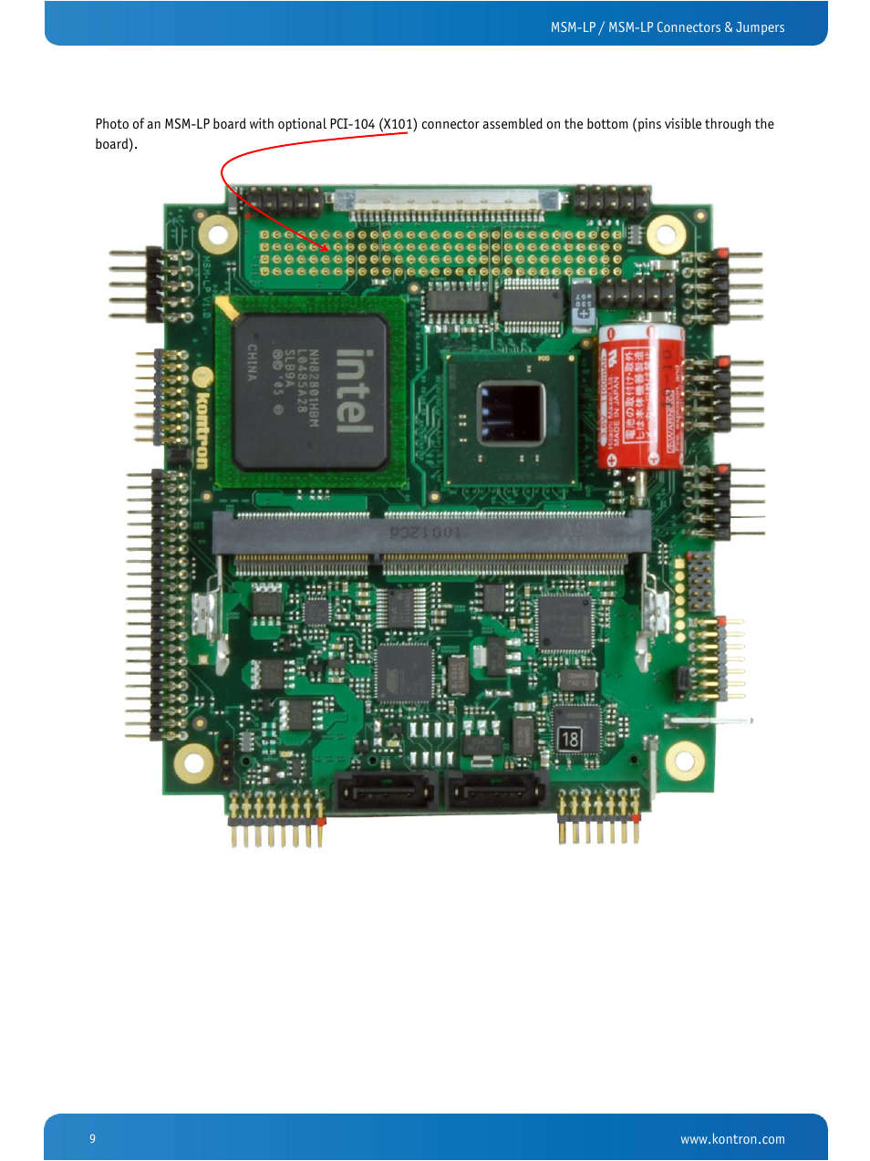 Kontron MSM-LP Manual User Guide V106 User Manual | Page 13 / 72