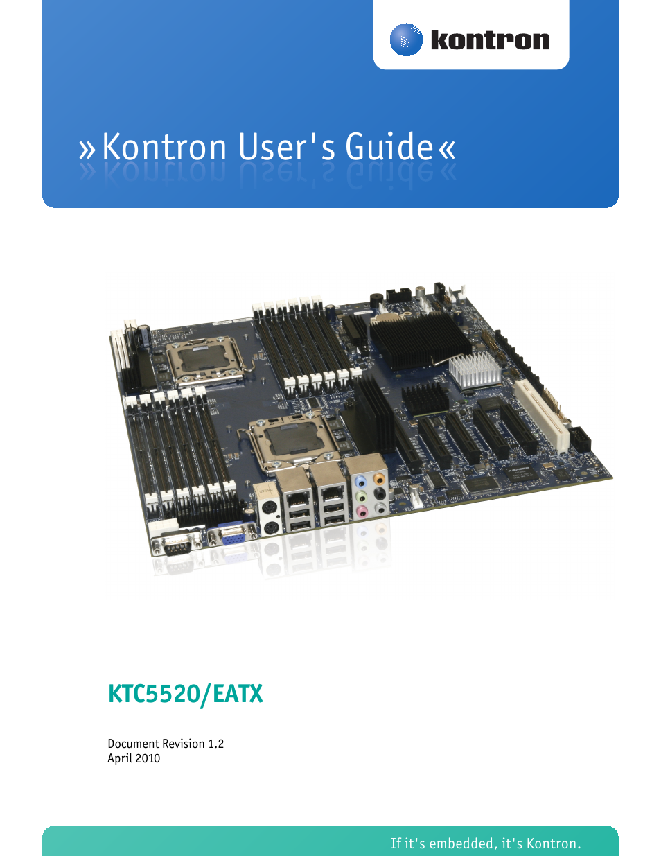 Kontron KTC5520-EATX User Manual | 115 pages