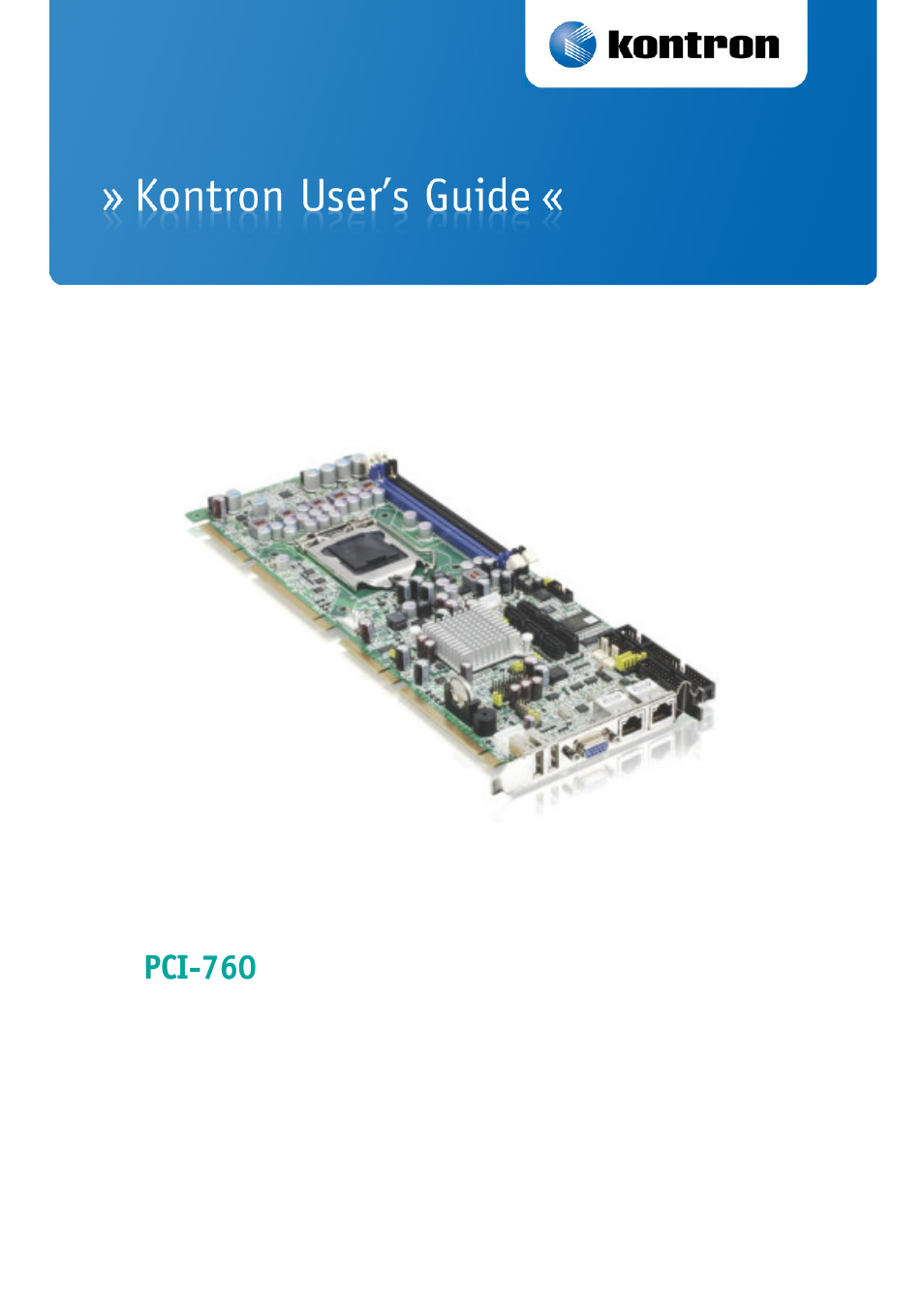 Kontron PCI-760 User Manual | 84 pages