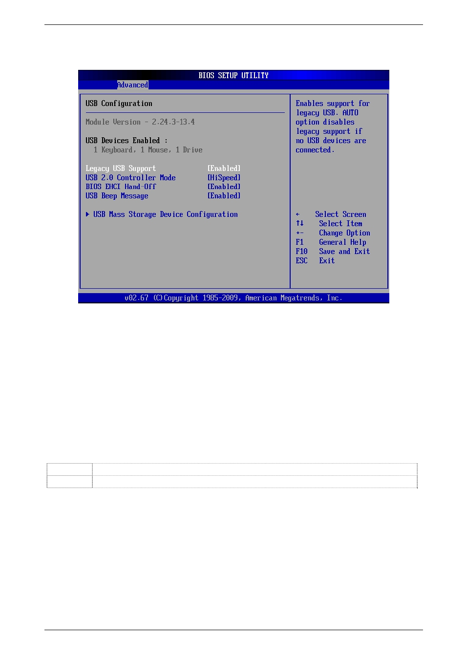 Usb configuration | Kontron PCI-760 User Manual | Page 53 / 84