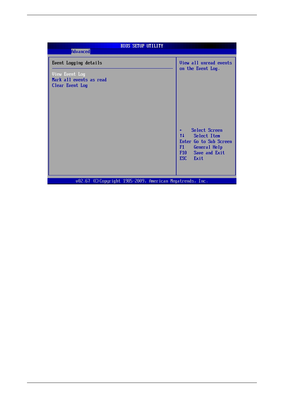 Event log configuration (event logging details) | Kontron PCI-760 User Manual | Page 55 / 84