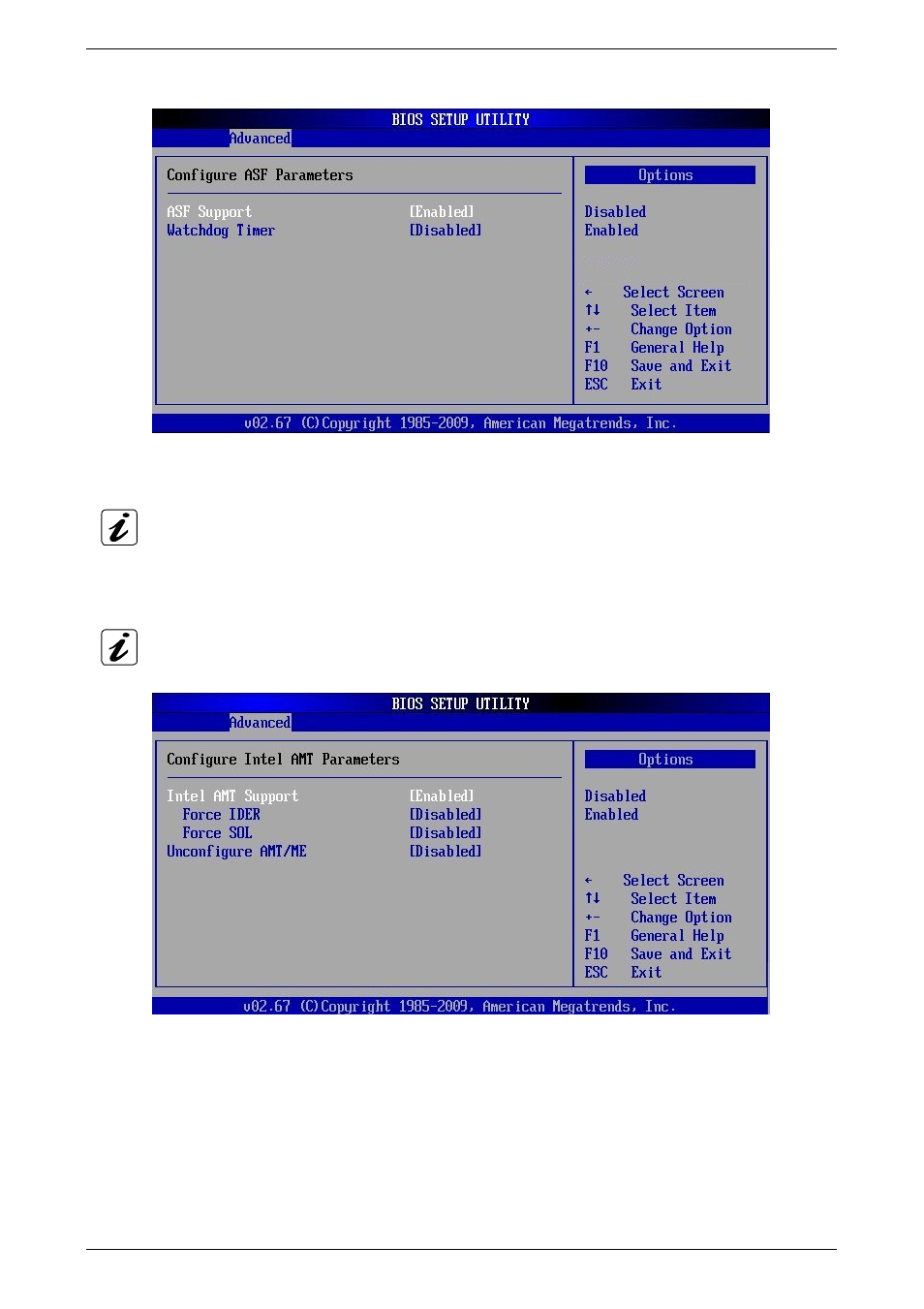 Asf configuration | Kontron PCI-760 User Manual | Page 62 / 84