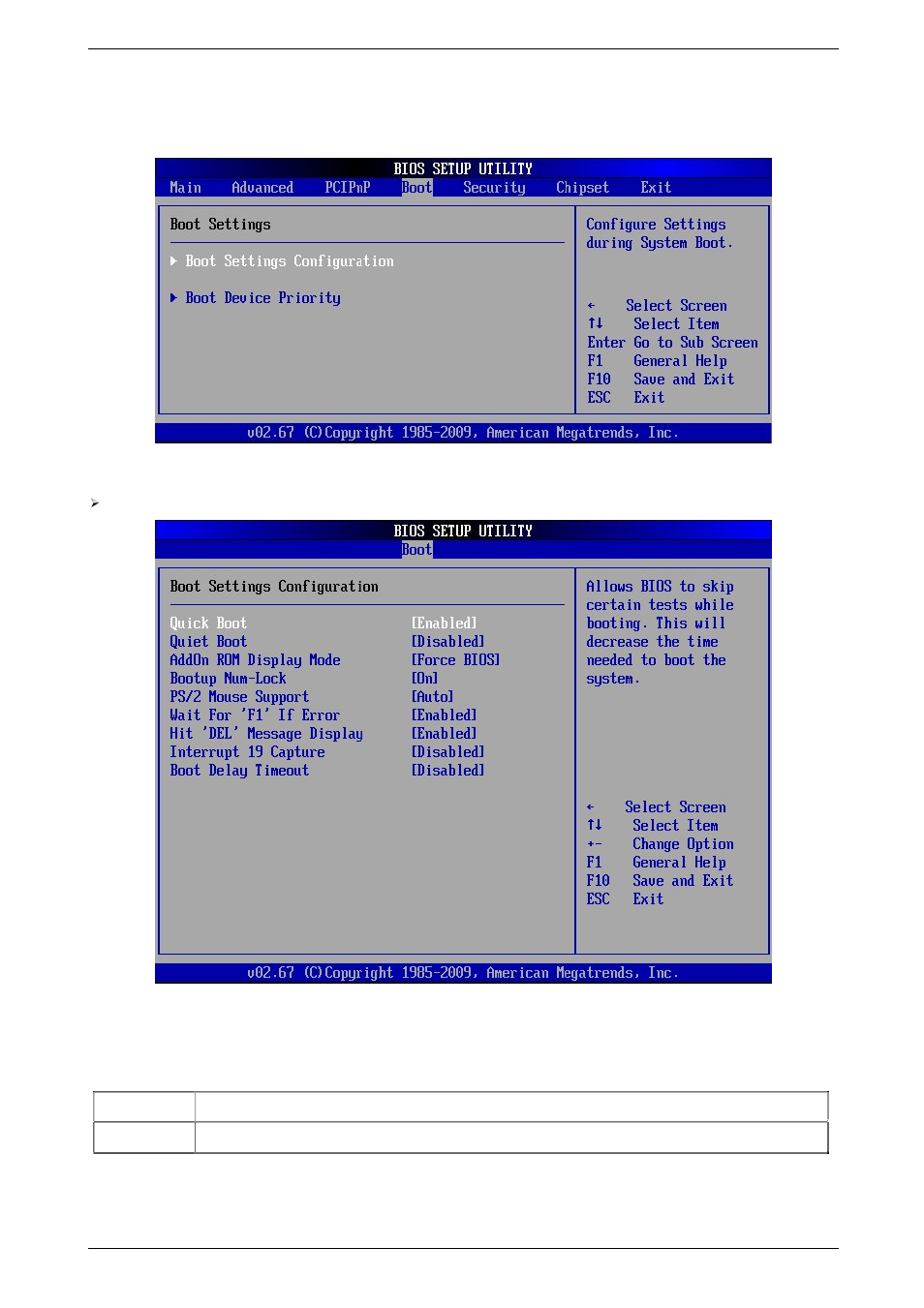 Boot | Kontron PCI-760 User Manual | Page 67 / 84