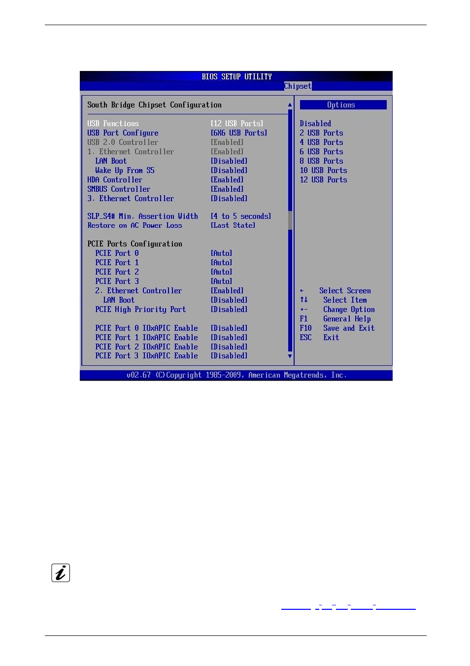South bridge chipset configuration | Kontron PCI-760 User Manual | Page 77 / 84