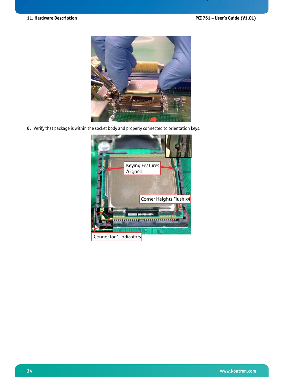 Kontron PCI-761 User Manual | Page 36 / 86