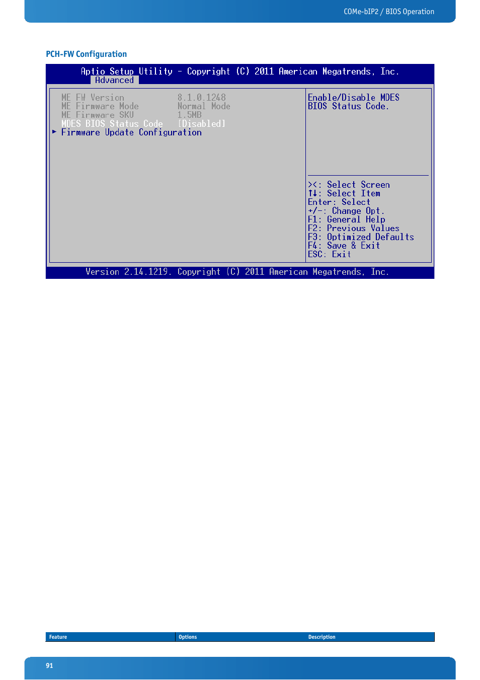Pch-fw configuration | Kontron COMe-bIP2 User Manual | Page 91 / 128