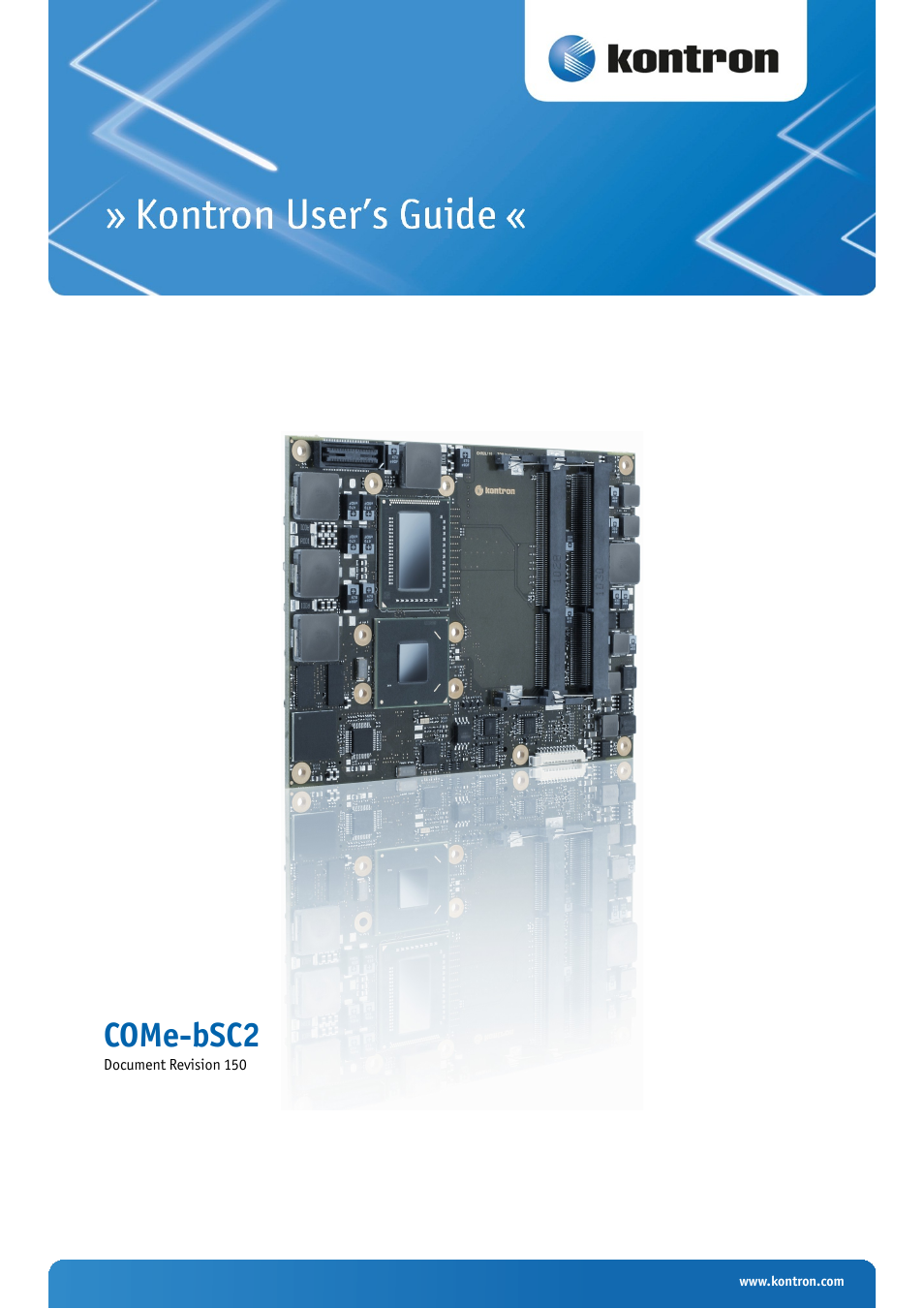 Kontron COMe-bSC2 User Manual | 125 pages