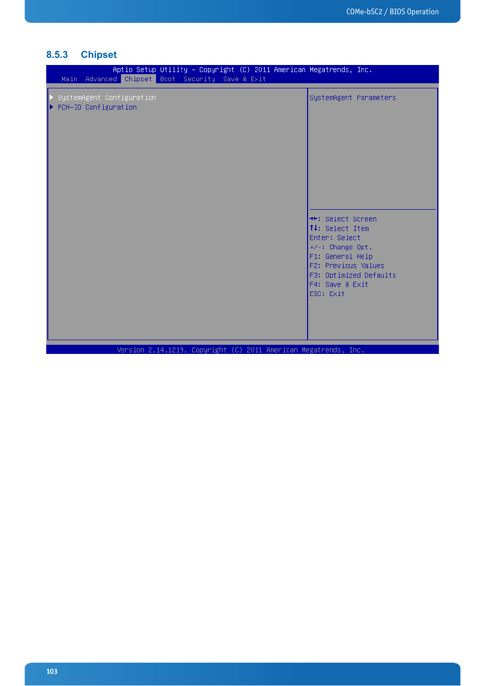 3 chipset, Chipset | Kontron COMe-bSC2 User Manual | Page 103 / 125