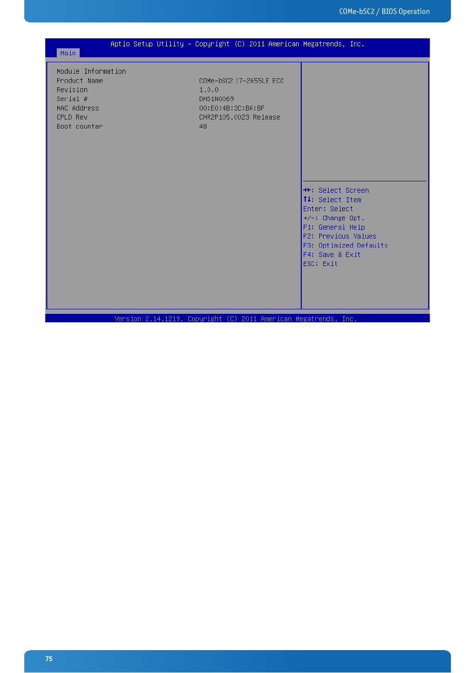 Kontron COMe-bSC2 User Manual | Page 75 / 125