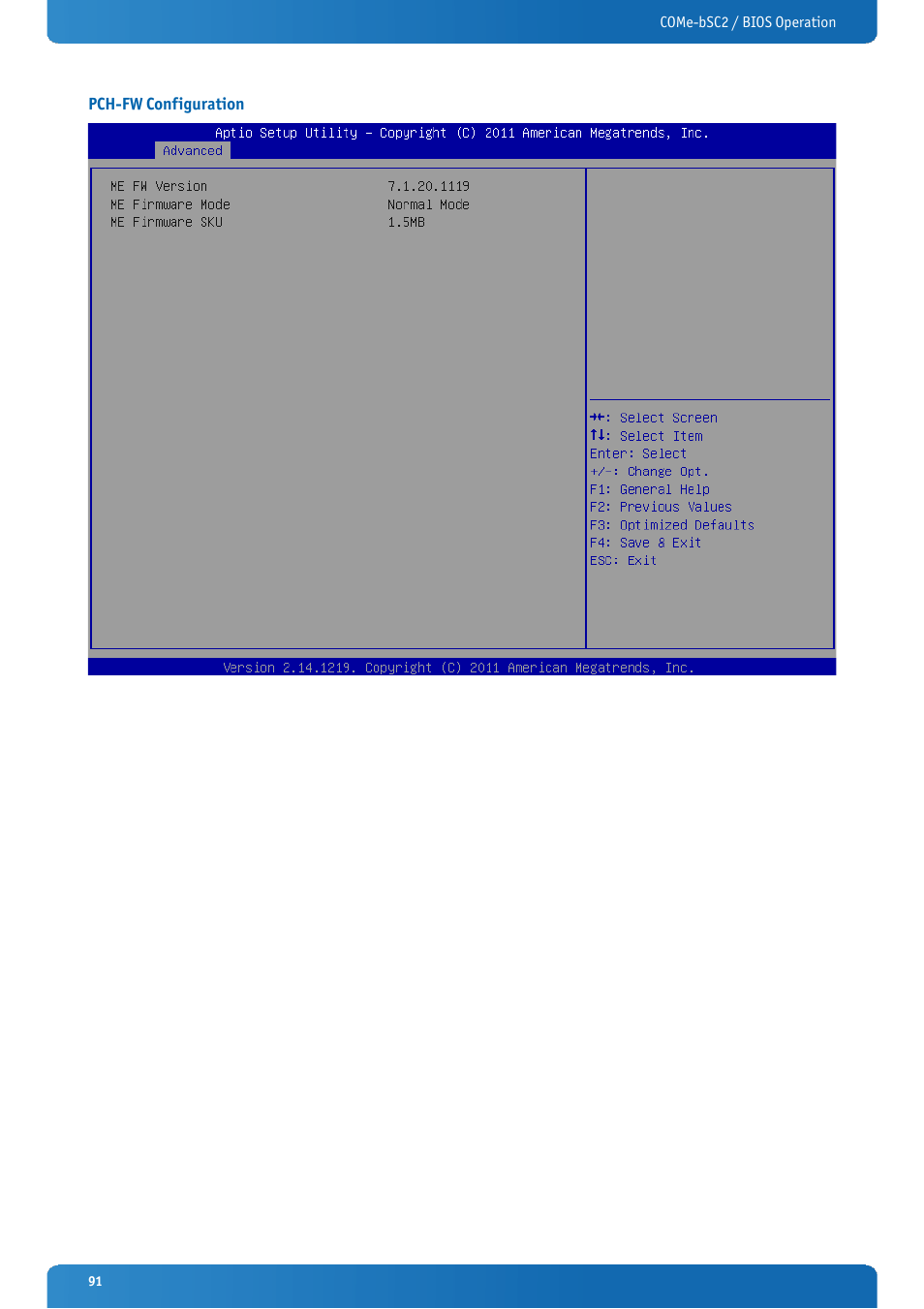 Pch-fw configuration | Kontron COMe-bSC2 User Manual | Page 91 / 125