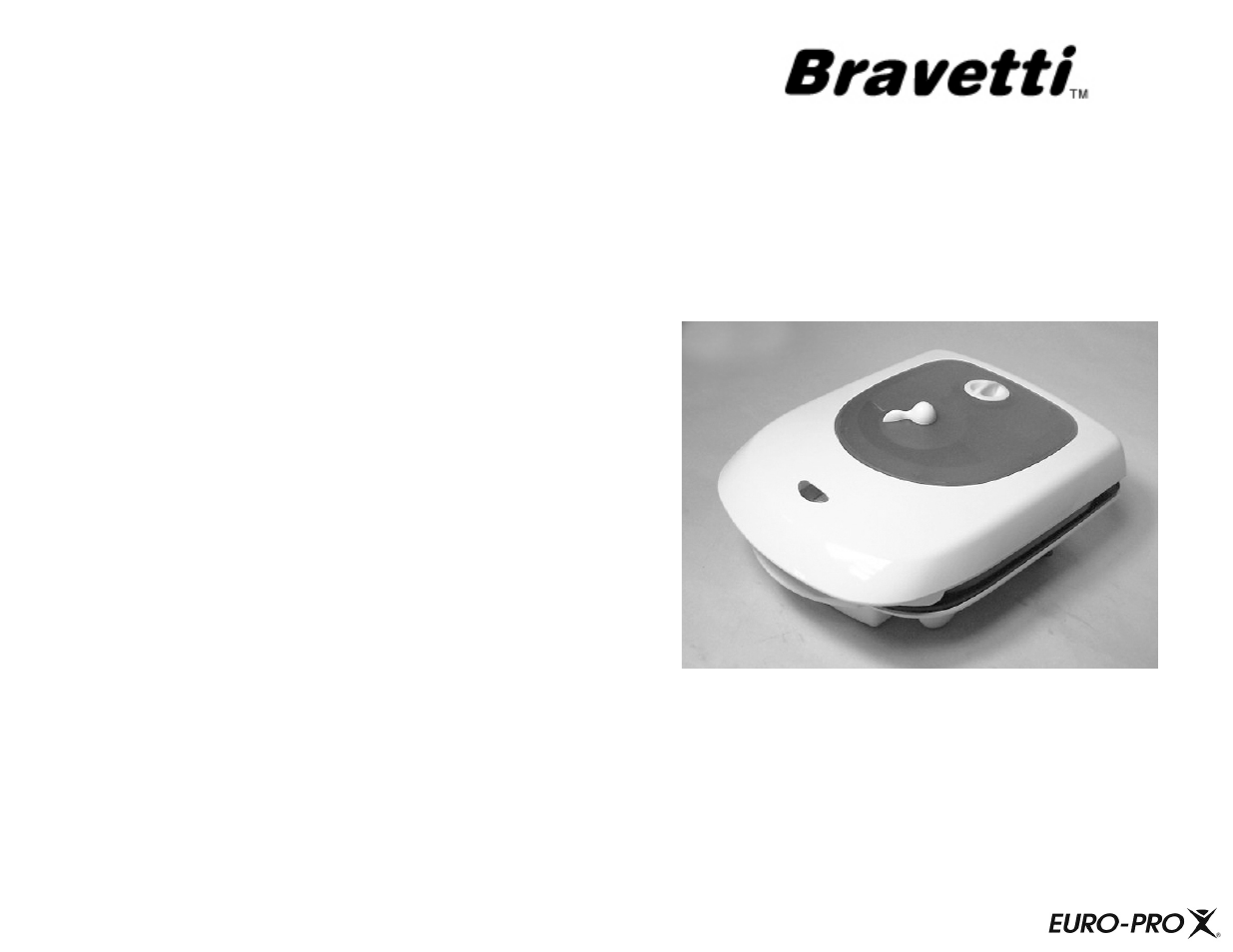 Bravetti STEAM GRILL K4820H User Manual | 6 pages