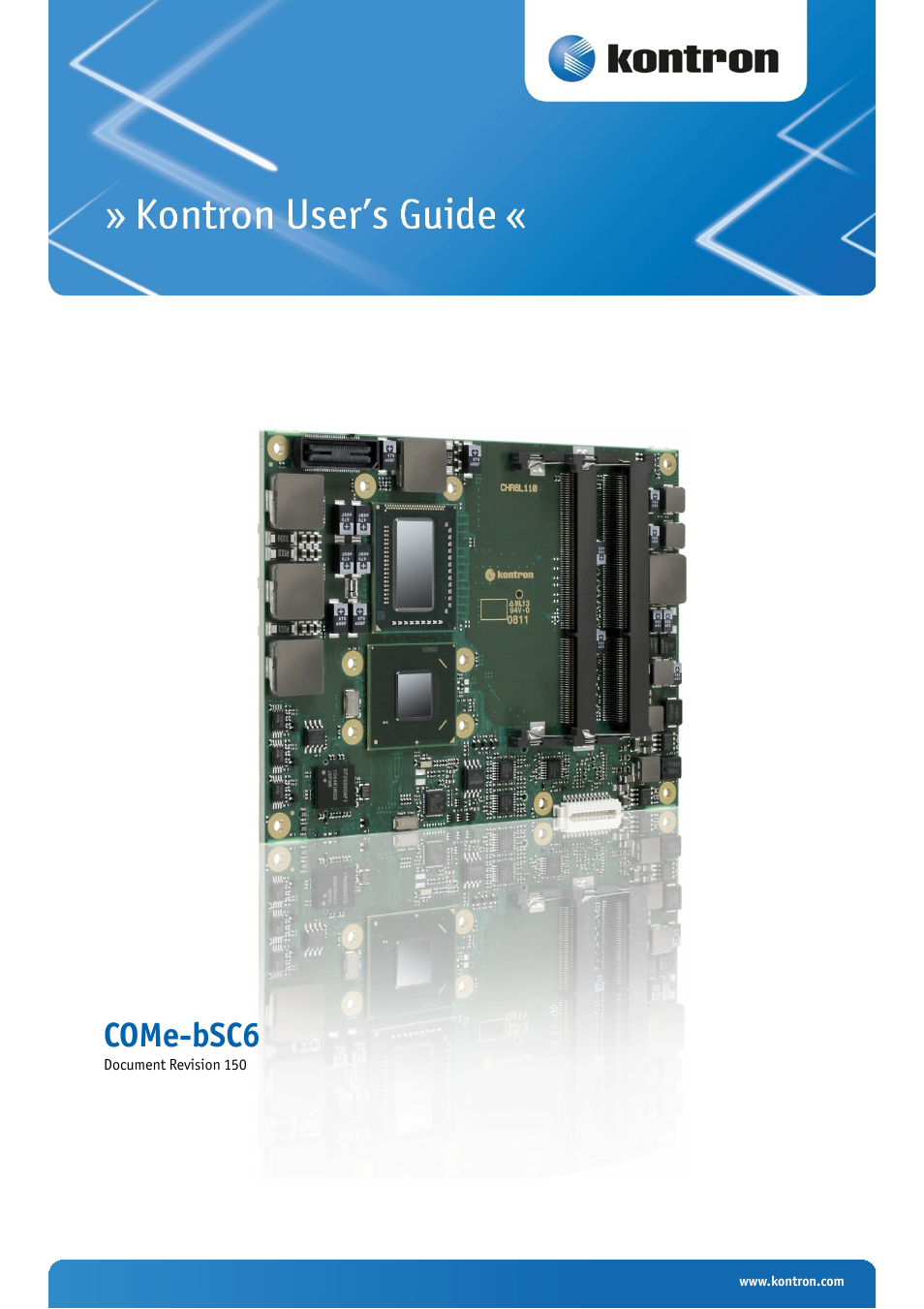 Kontron COMe-bSC6 User Manual | 117 pages