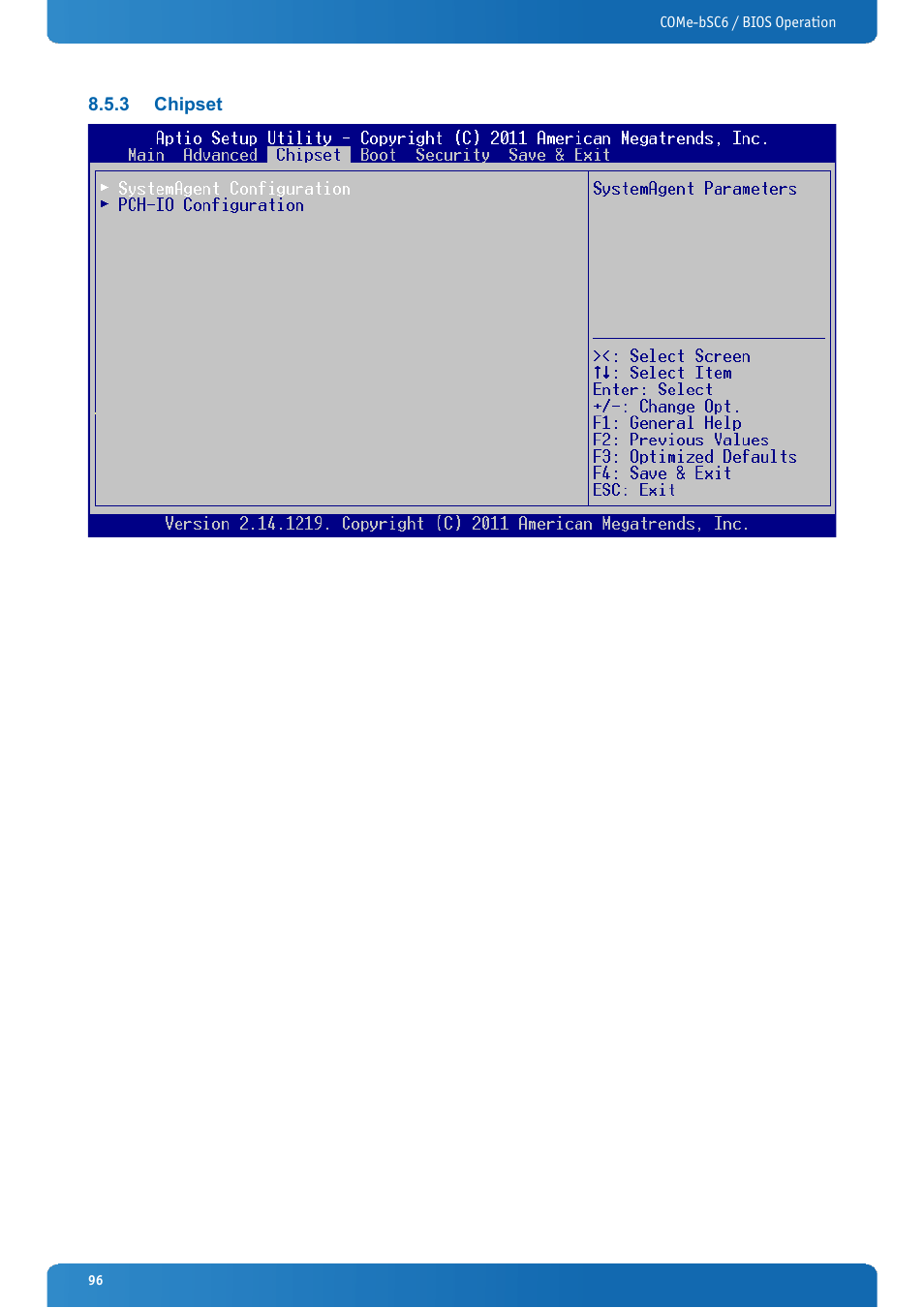 3 chipset, Chipset | Kontron COMe-bSC6 User Manual | Page 96 / 117