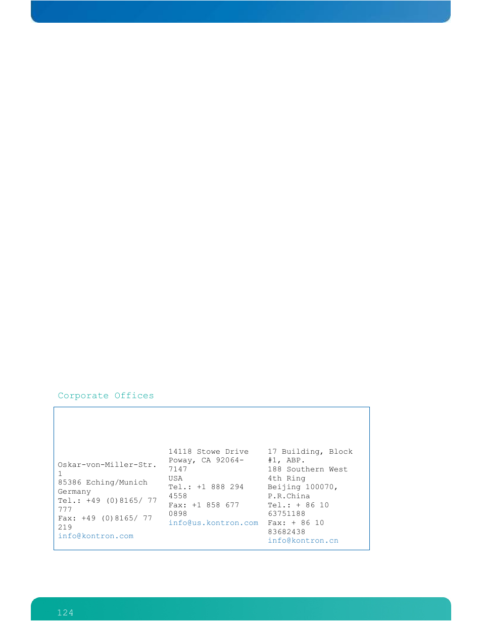 Kontron ETXexpress-AI User Manual | Page 129 / 129