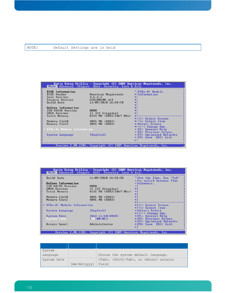 3 bios setup | Kontron ETXexpress-AI User Manual | Page 83 / 129