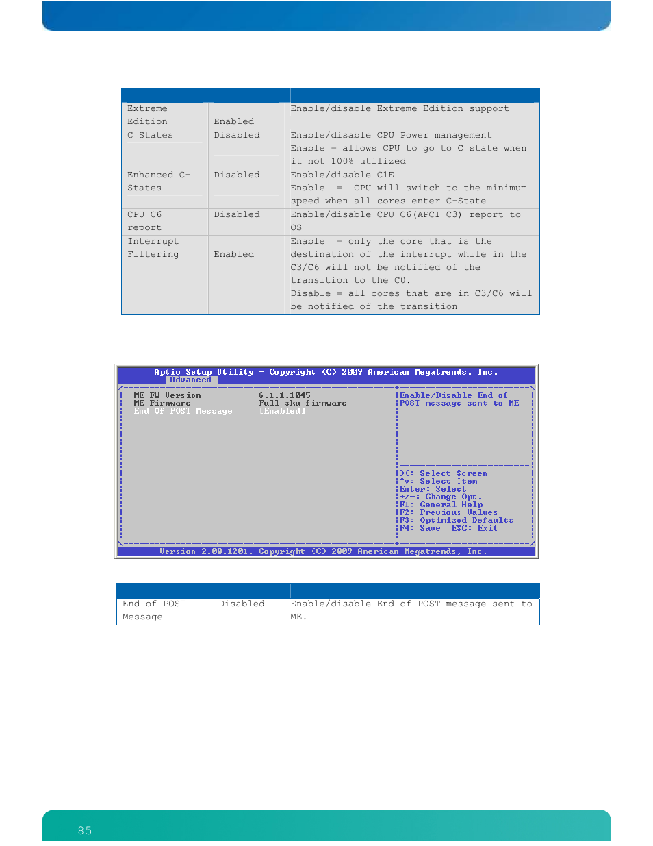 Management engine (me) technology settings | Kontron ETXexpress-AI User Manual | Page 90 / 129