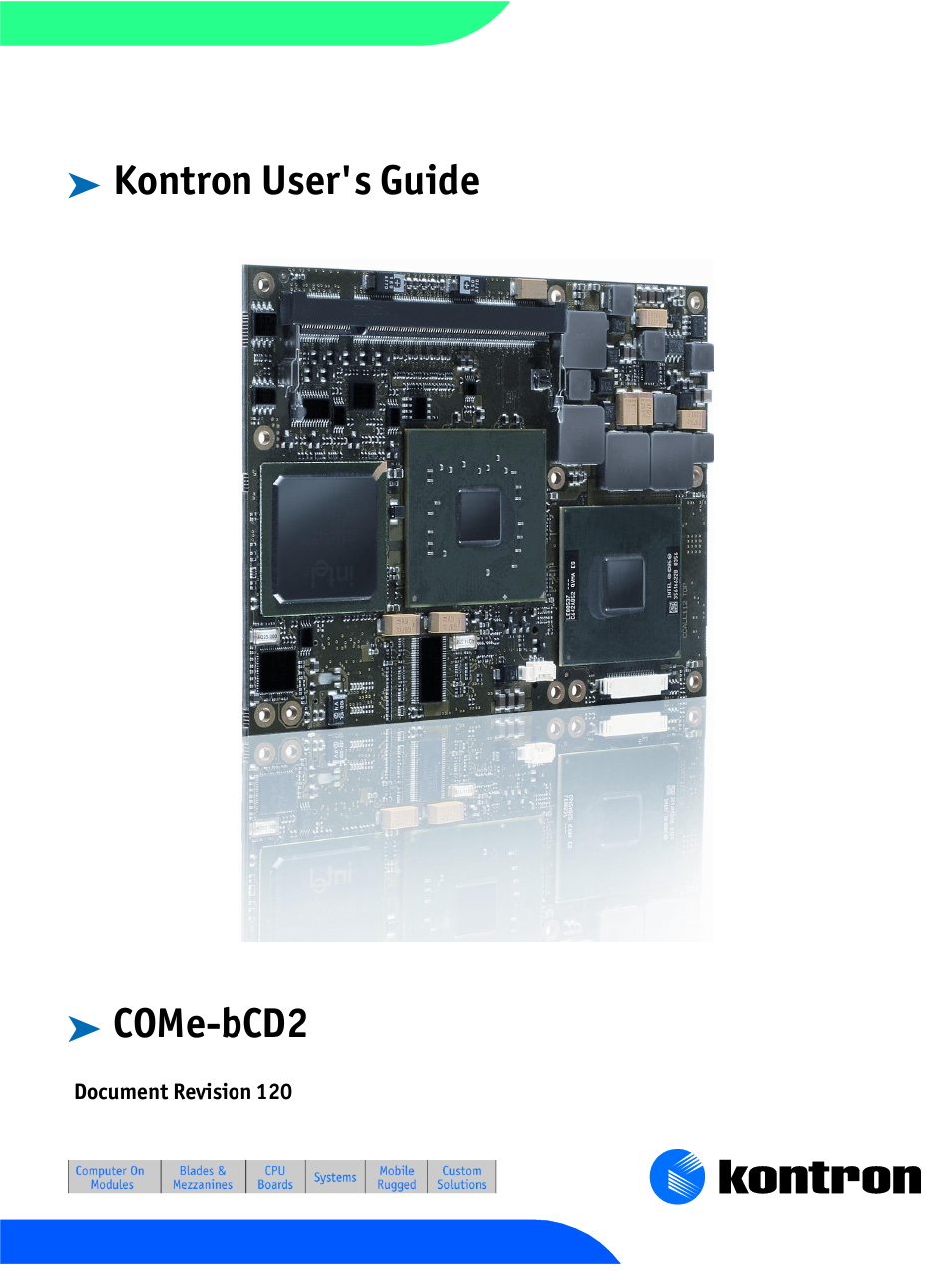 Kontron COMe-bCD2 User Manual | 80 pages