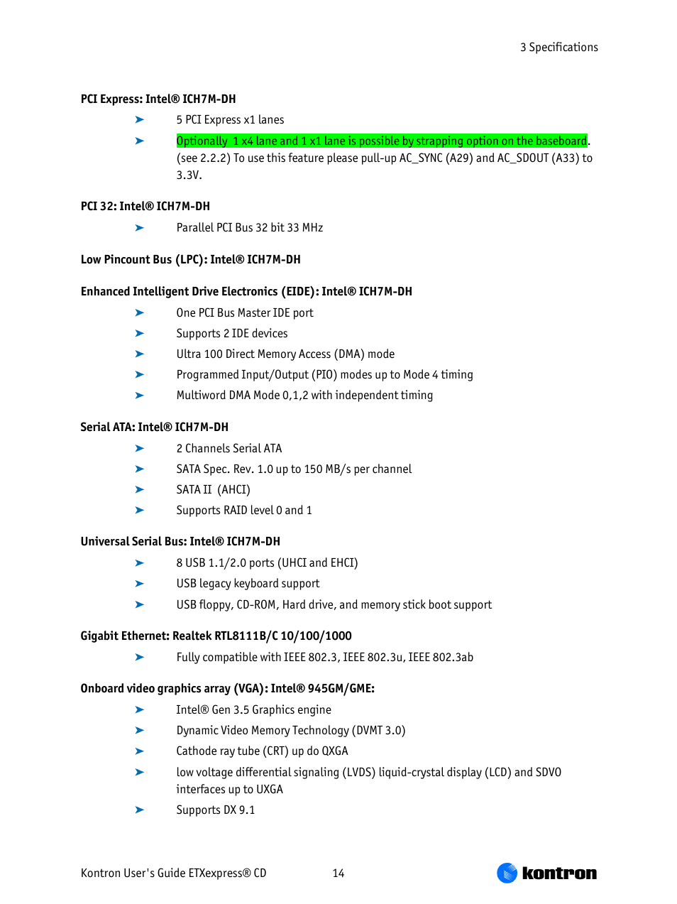 Kontron COMe-bCD2 User Manual | Page 14 / 80