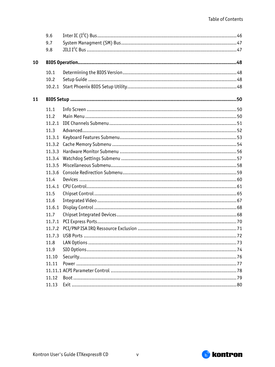 Kontron COMe-bCD2 User Manual | Page 5 / 80