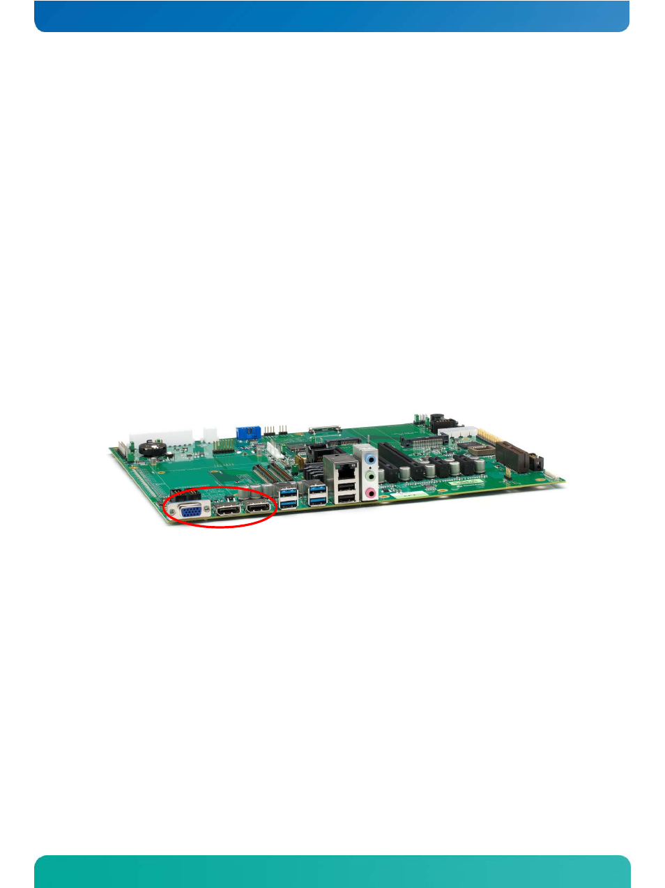 9 vga & dp, Vga & dp | Kontron COMe Eval Carrier T6 User Manual | Page 31 / 46