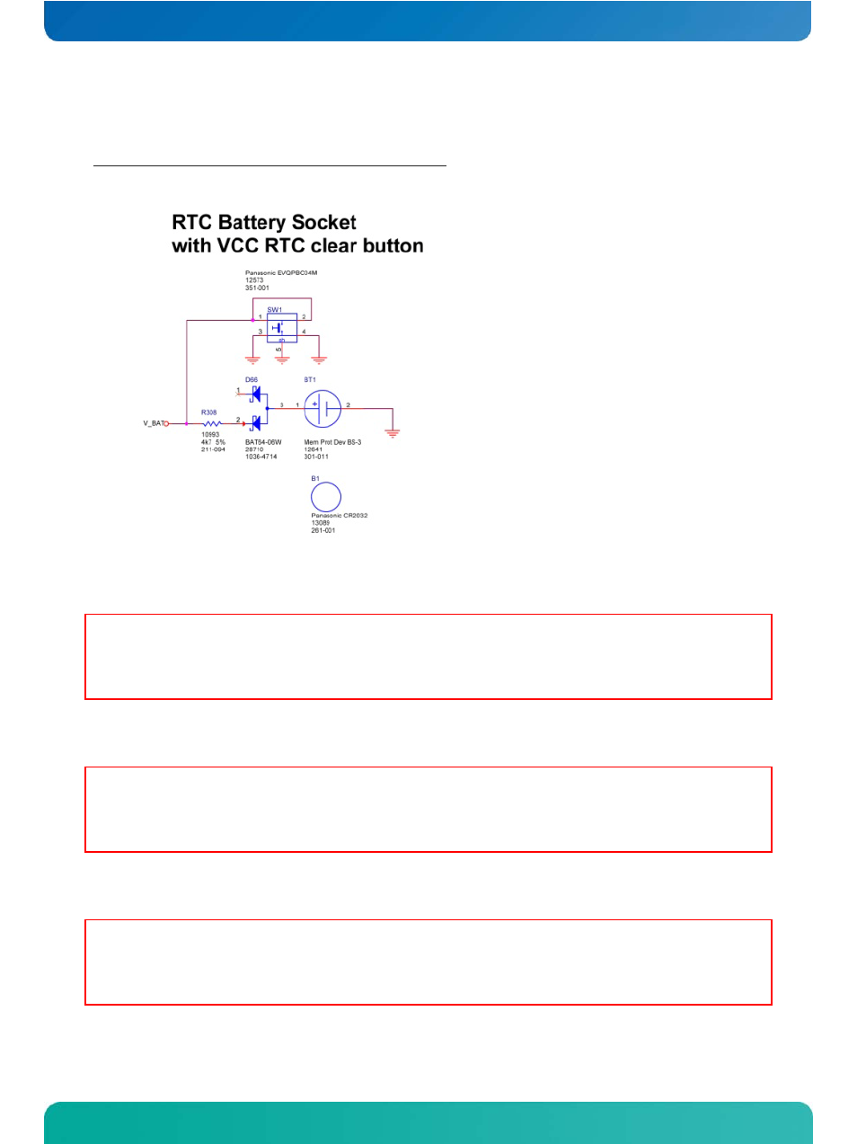 6 battery information, Battery information, 6battery information | Kontron COMe Eval Carrier T6 User Manual | Page 39 / 46