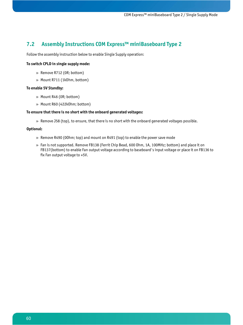 Kontron COMe Ref. Carrier T2 User Manual | Page 65 / 71