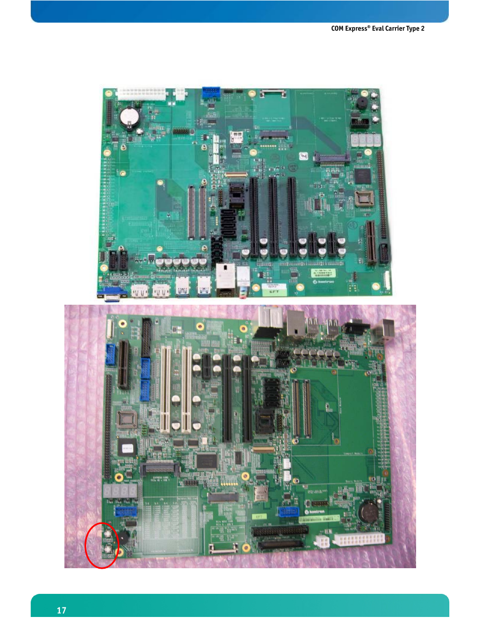 Kontron COMe Eval Carrier T2 User Manual | Page 18 / 37