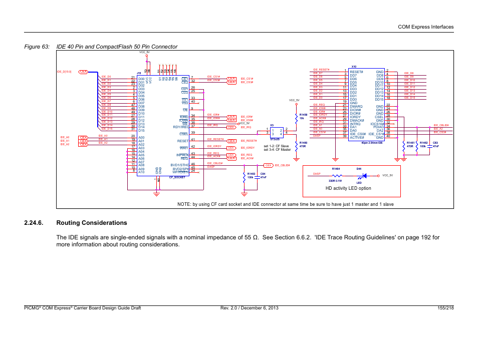 Routing considerations, Com express interfaces | Kontron COMe Starterkit Eval T2 User Manual | Page 155 / 218