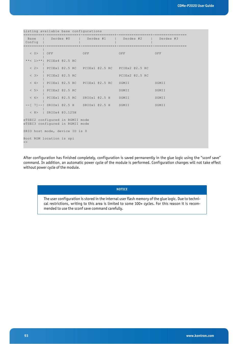 Kontron COMe-cP2020 User Manual | Page 93 / 106