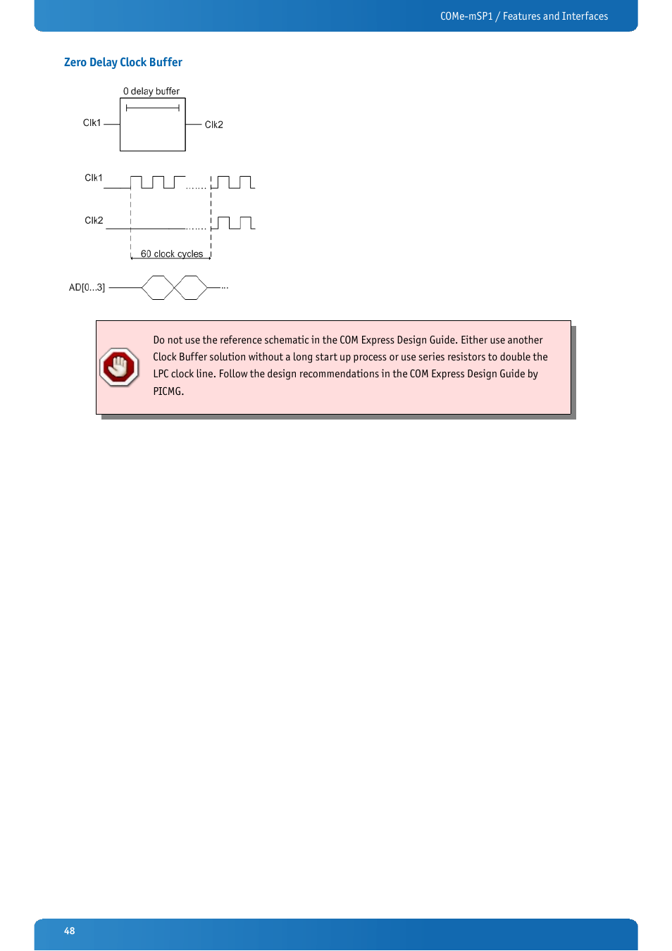Zero delay clock buffer | Kontron COMe-mSP1 User Manual | Page 48 / 97