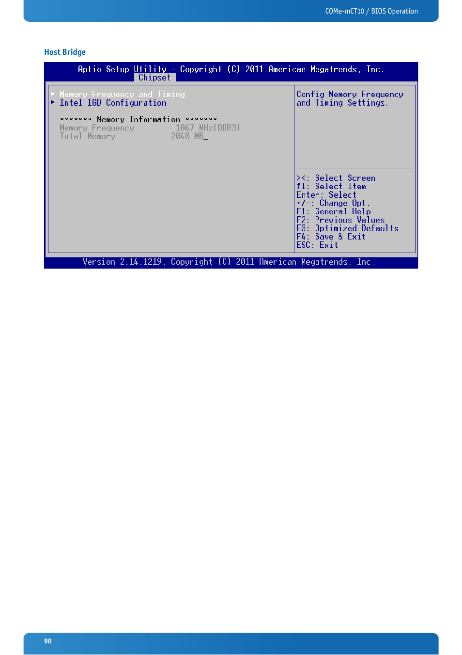 Host bridge | Kontron COMe-mCT10 User Manual | Page 90 / 100