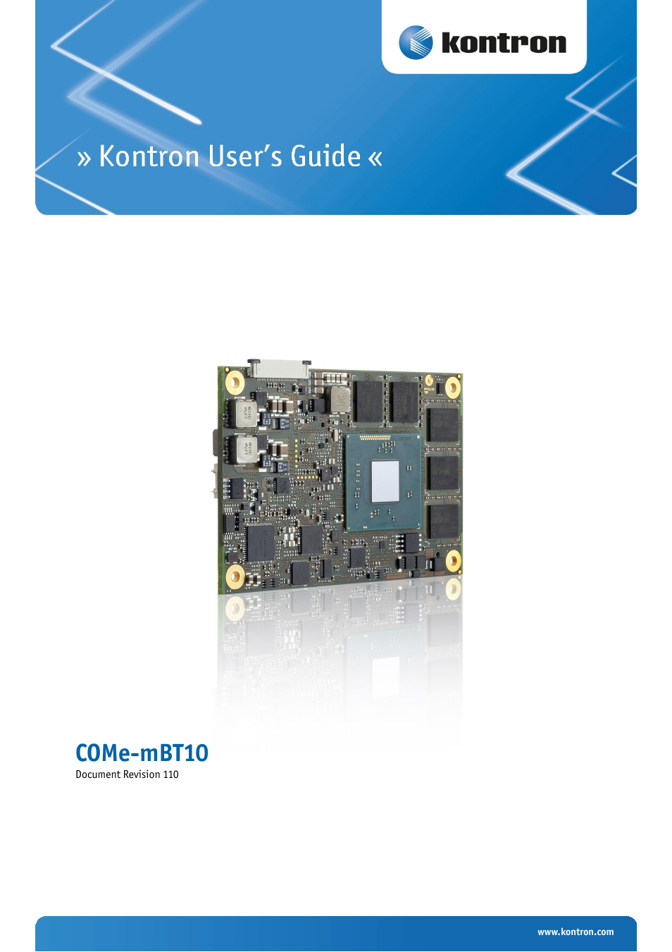 Kontron COMe-mBT10 User Manual | 87 pages