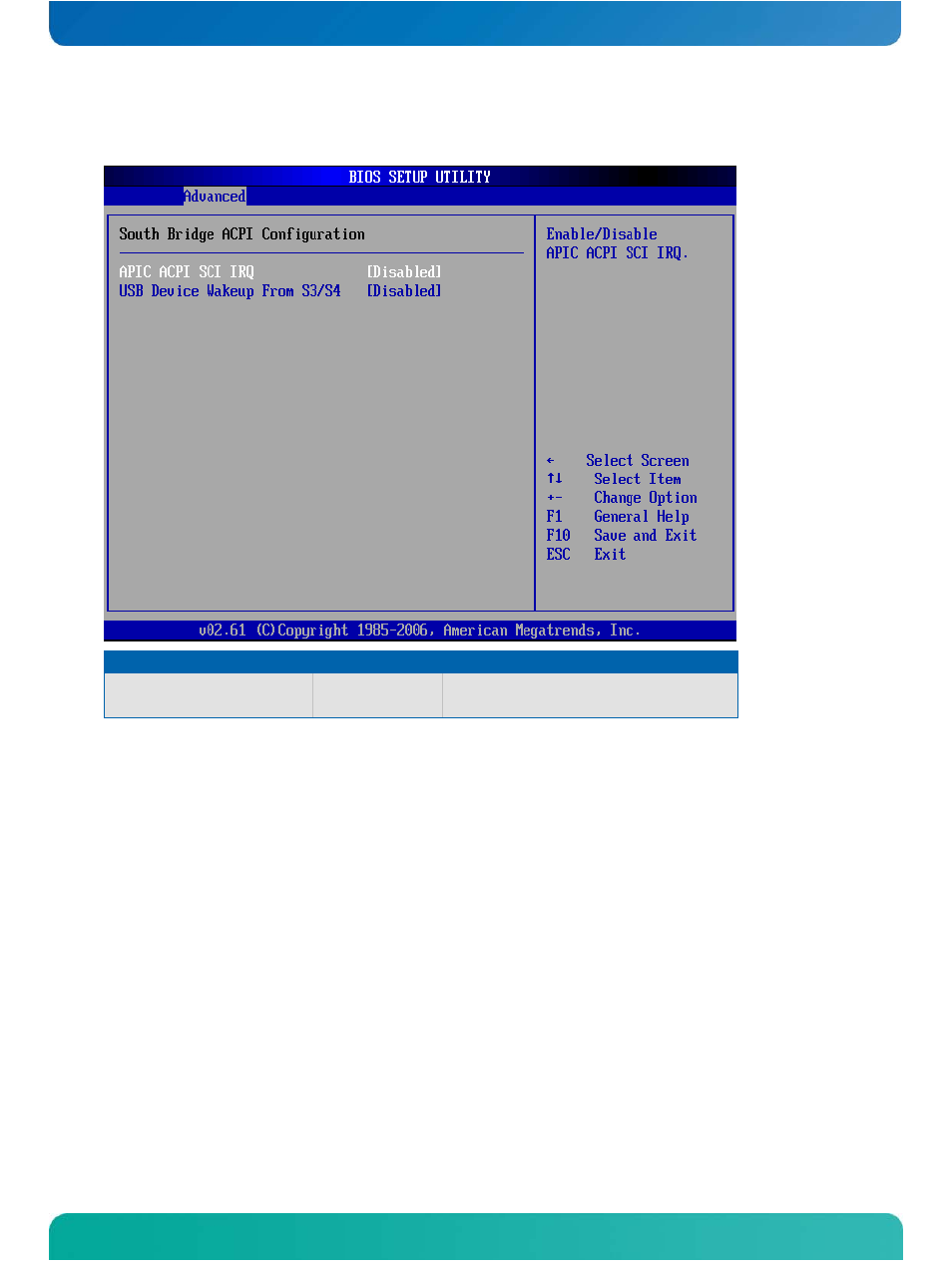 Acpi configuration - chipset acpi configuration | Kontron COMe-cXLi2 User Manual | Page 81 / 106