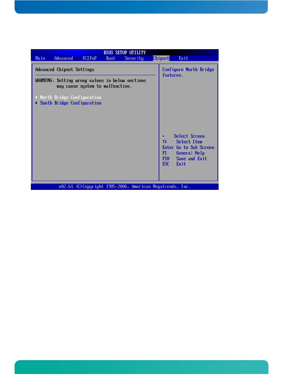 10 advanced chipset configuration, Advanced chipset configuration | Kontron COMe-cXLi2 User Manual | Page 96 / 106