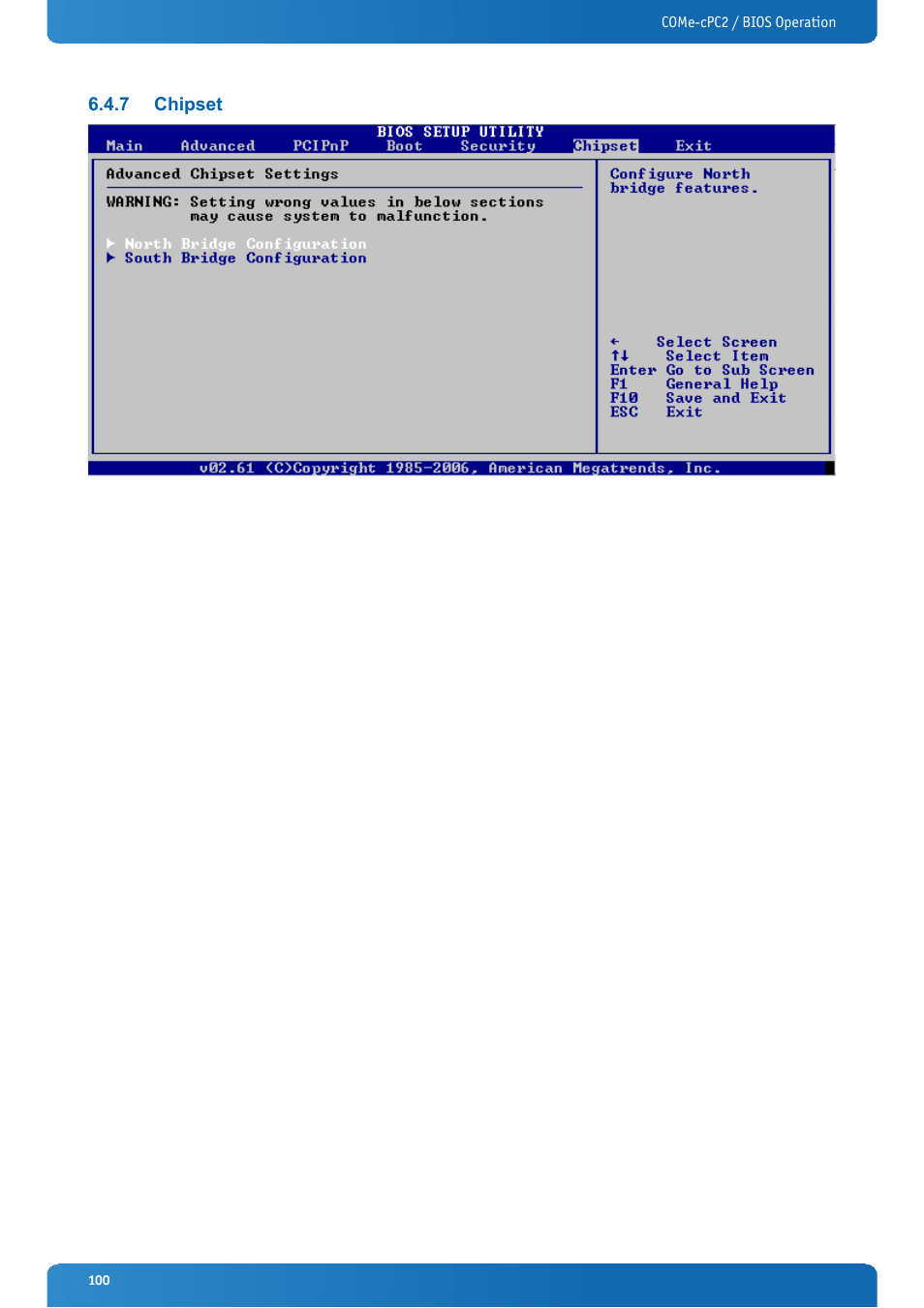 7 chipset, Chipset | Kontron COMe-cPC2 User Manual | Page 100 / 107