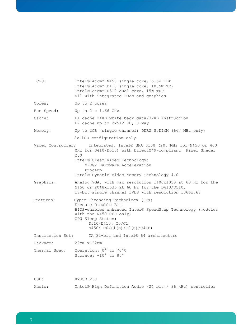 3specifications, 1 functional specification | Kontron COMe-cPV2(v1.4) User Manual | Page 11 / 123