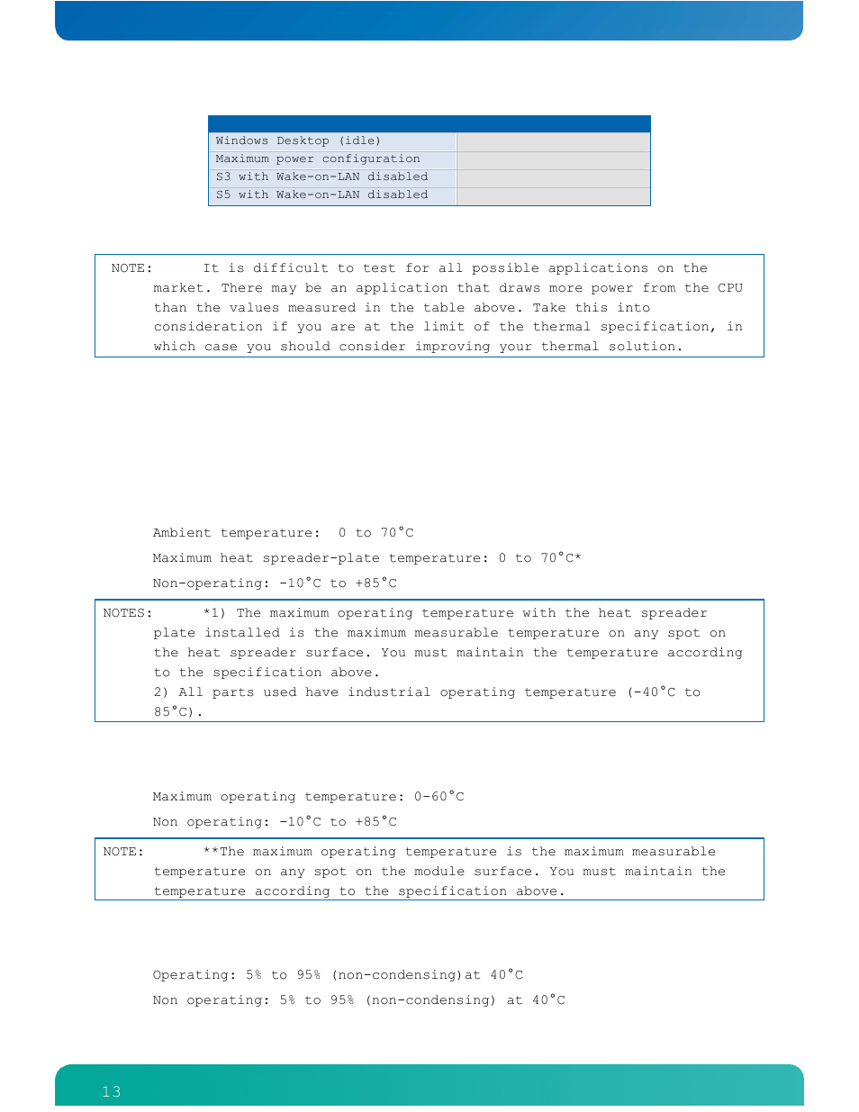 5 environmental specifications | Kontron COMe-cPV2(v1.4) User Manual | Page 17 / 123