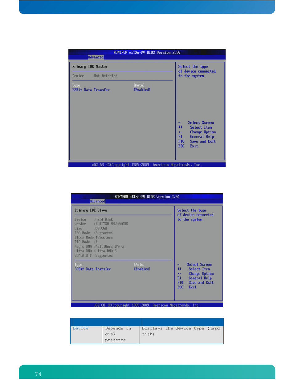 Kontron COMe-cPV2(v1.4) User Manual | Page 78 / 123