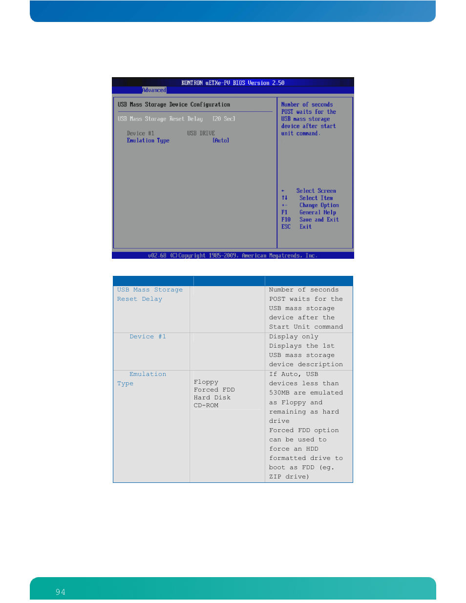 Kontron COMe-cPV2(v1.4) User Manual | Page 98 / 123