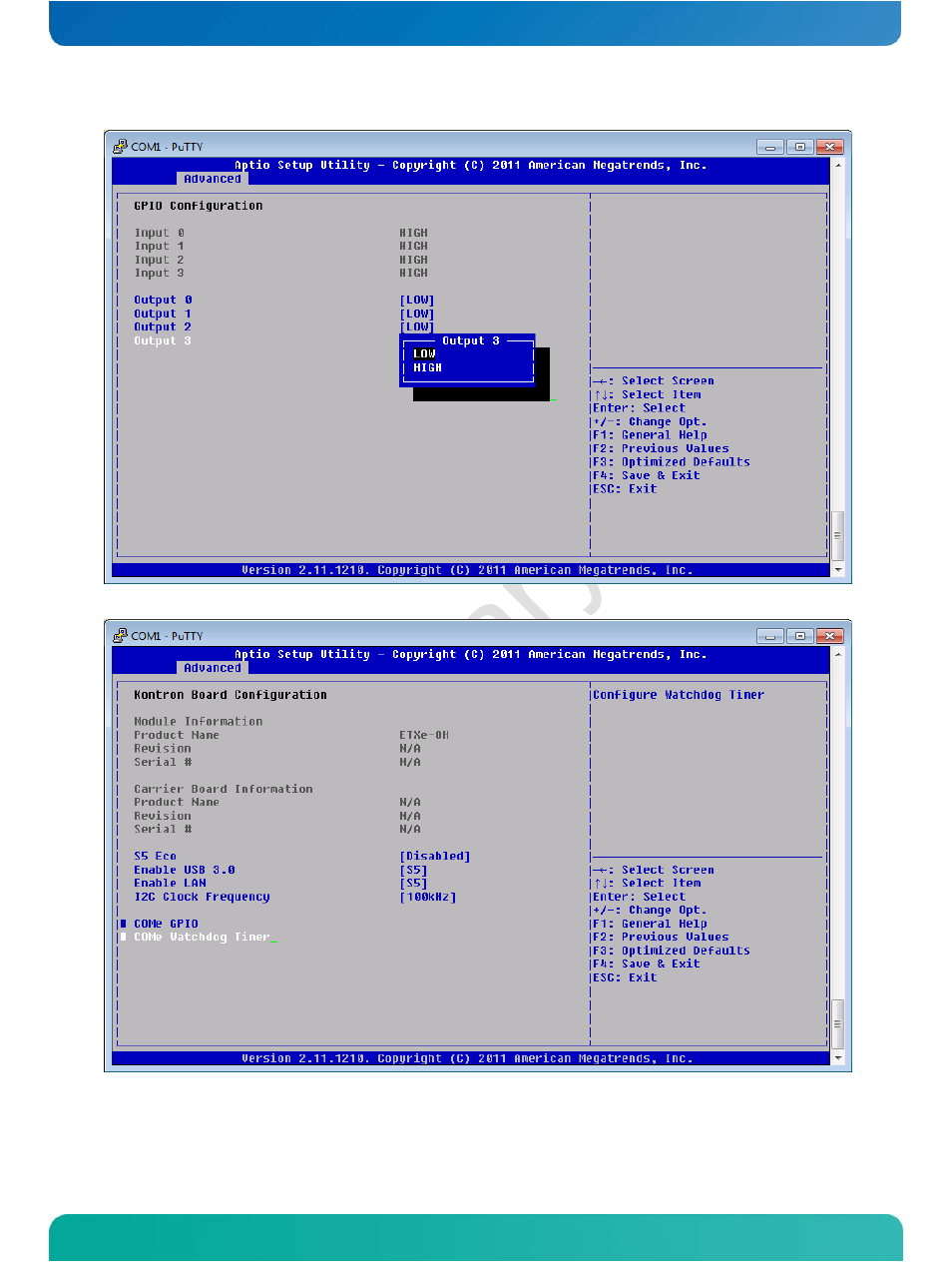 Kontron COMe-cOHXX User Manual | Page 107 / 168